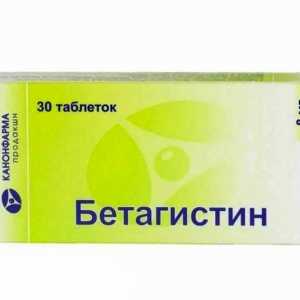 Tablete Betaxistina Instrucțiuni de utilizare